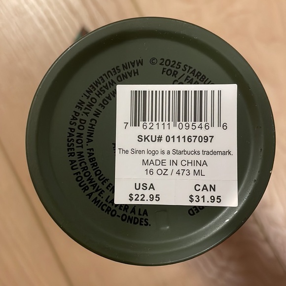 FARM Rio x Starbucks Banana Leaves 16oz Stainless Tumbler - Picture 9 of 12